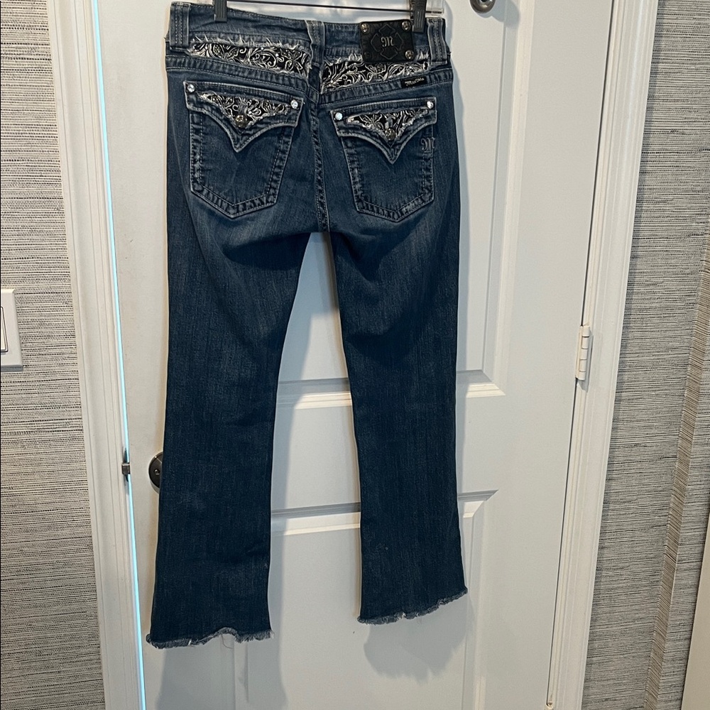 Miss Me Embellished Blue Jeans